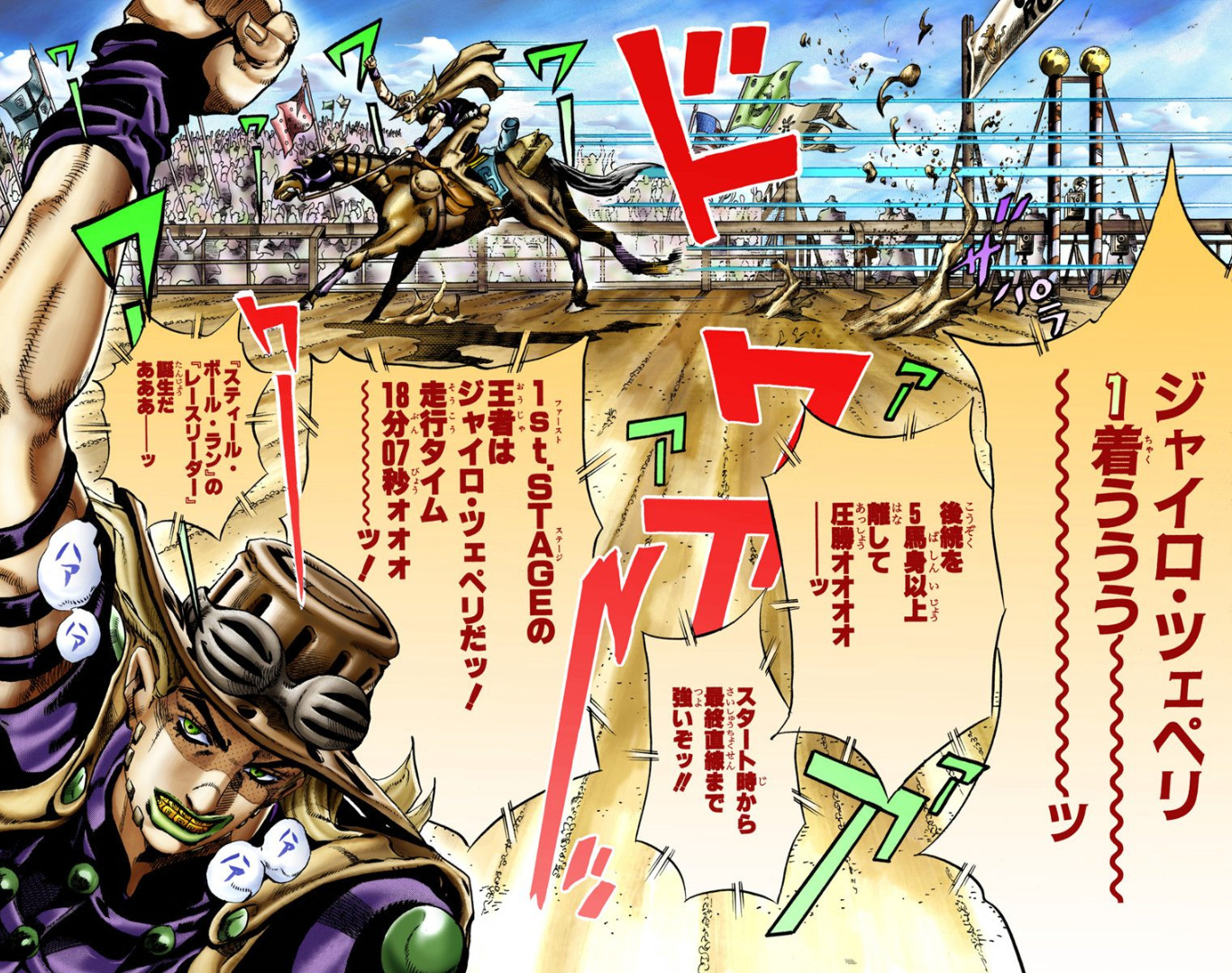 ジョジョの奇妙な冒険 JOJO ジャイロ・ツェペリ スティール