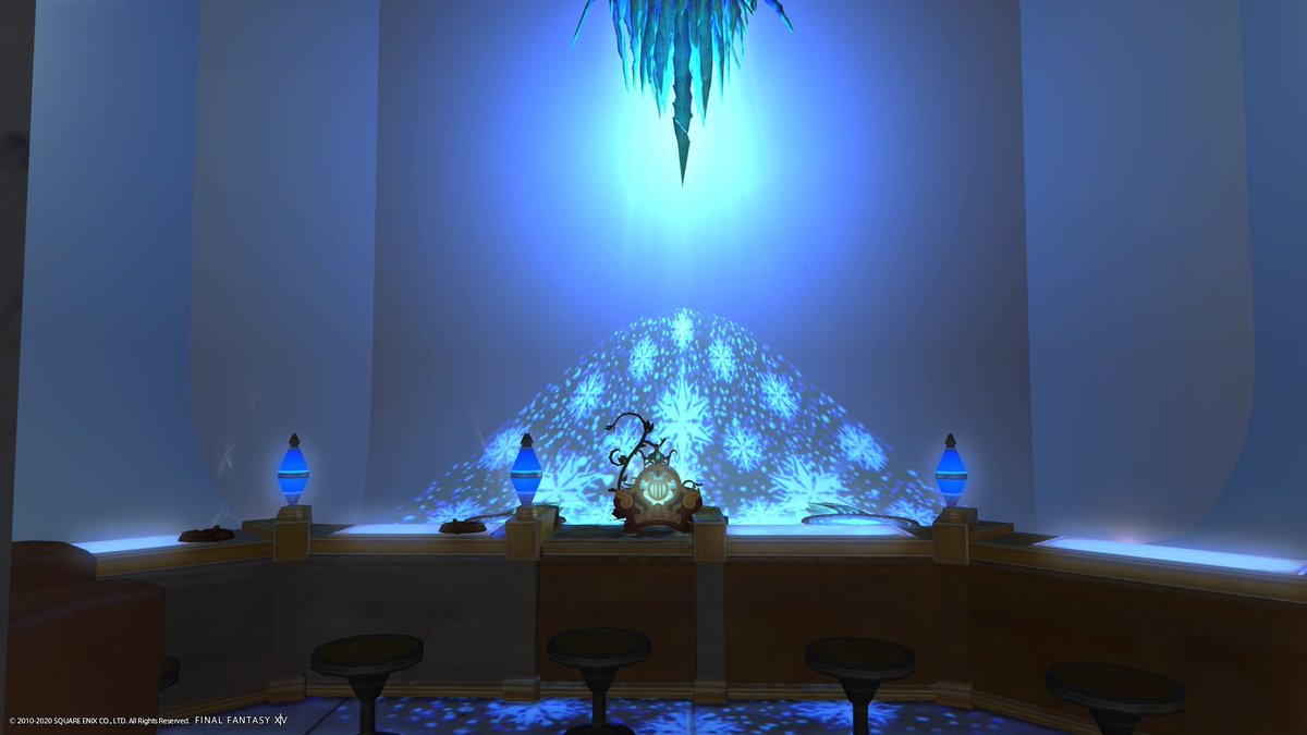 Amon Unicorn Anima Ff14 Ff14ハウジング 来店ありがとうございました 水槽4つの魚の影絵の ハウジングを試みましたが 照明4つ以上 天井照明含む になると影絵の魚がカクつくので諦めて こっちにしましたw4枚目影絵の要素は少し残しておきました