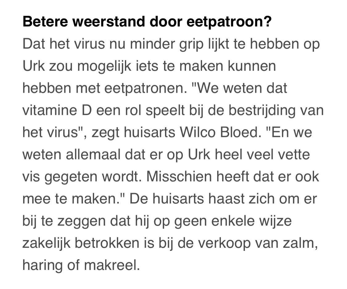 Eet gezonde Noordzeevis mensen