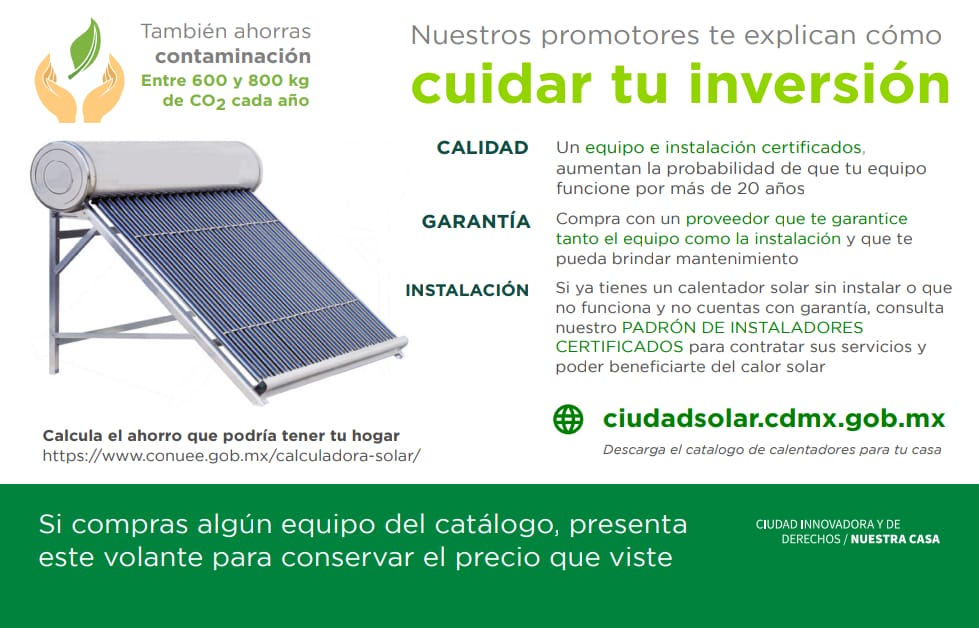 Alc_Iztapalapa's tweet photo. Aprovecha la energía solar para el ahorro a tu bolsillo. Si deseas más información acerca de este proyecto que impulsa la @SedecoCDMX, te invitamos a visitar la carpa solar ubicada en la explanada de la @Alc_Iztapalapa de 10 a 14 horas. https://t.co/Pc5IQ0QedP