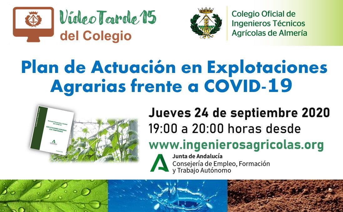coitaal's tweet photo. 📅📌 Mañana tienes unas cita importante. Comienzan las #VideoTardes de #COITAAL. Aprende todo lo que necesitas saber sobre los planes de contingencia en explotaciones frente a #COVID19. Inscríbete aquí: https://t.co/Ev7fn2tQcG https://t.co/8RJ5XOepgv