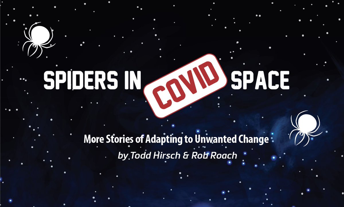 Roachomics's tweet photo. Looking for some inspiring stories of adpating to unwanted change during COVID? We are collecting some and sharing them here: https://t.co/joAOf7zr5g @JSRyu2019 @ABeconomist @Neil_Zee @IndefiniteArts #spidersinspace https://t.co/NgSlAQ5Lw3