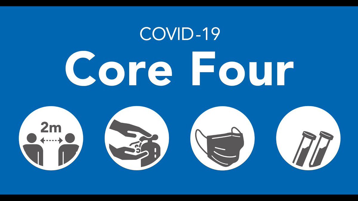 MoralCompass50's tweet photo. The Core Four has been in place since the Spring.
Please remember that these are still relevant as we move forward into Autumn.
Learn how to protect yourself and others 👉 https://t.co/alikET6rOC
#AvoidComplacency #BeTheChange #KeepEveryoneSafe
@regionofpeel https://t.co/Nfd4VAg2xv
