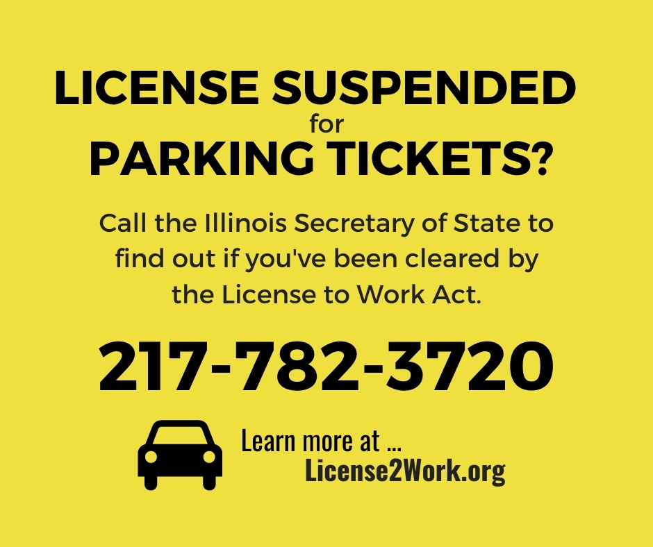 ChiCouncilLaw's tweet photo. Thanks to new legislation, in July 2020, 75,000 Illinois drivers had suspensions cleared from their driving record. Find out if you’re one of them! Call the Secretary of State at 217-782-3720 to check your license status today. #License2Work #FreeToDrive https://t.co/h1C5iCyBpZ
