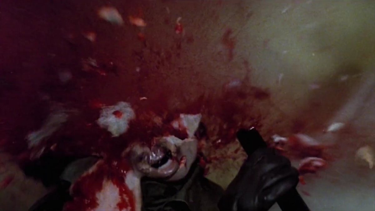 #6 The Prowler (George Fraser)Now this is how you take out the killer in a slasher. This one was done by horror legend Tom Savini so of course it glorious.Expect to see more from Savini on this list.