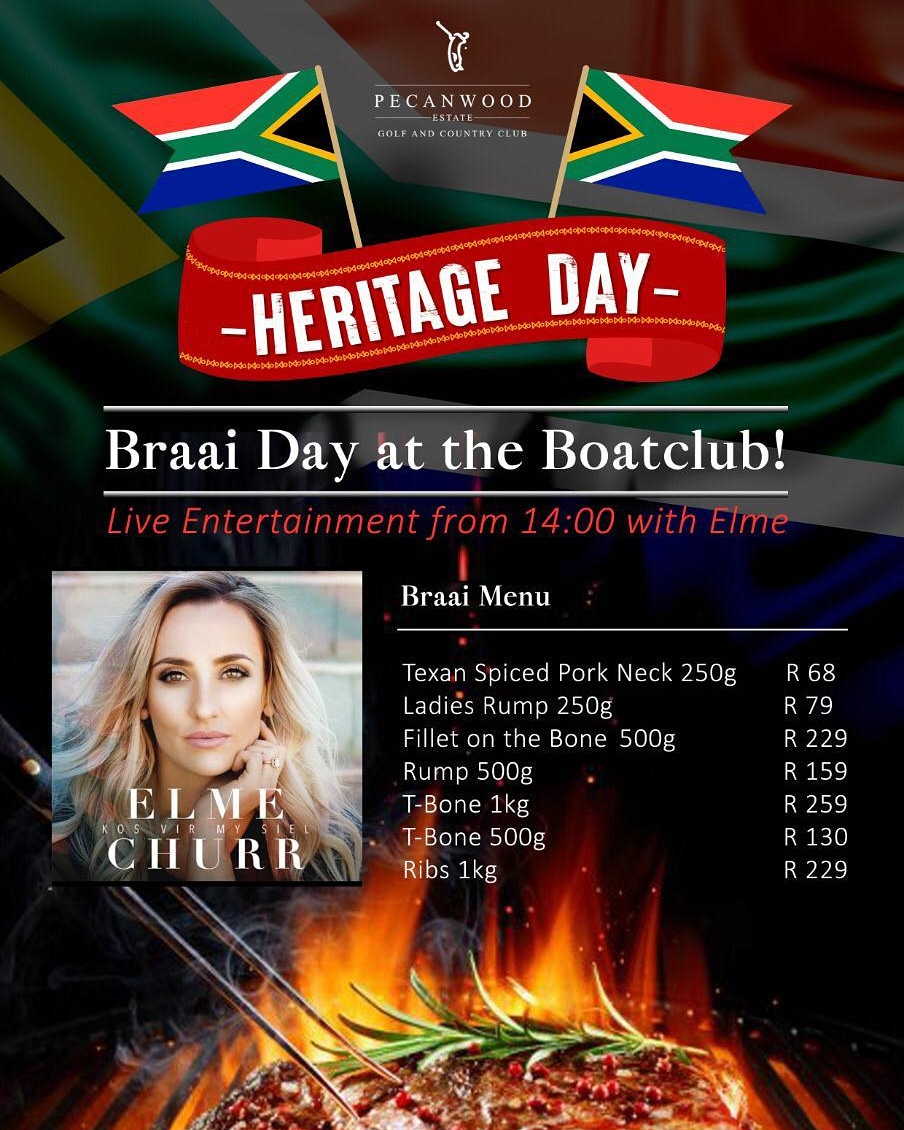 Kom kuier môre by Pecanwood Boat Club vir Erfenis dag 

<a href="/PecanwoodGolf/">Pecanwood Golf & CC</a> <a href="/PecanwoodEstate/">Pecanwood Estate</a> <a href="/PecanwoodHOA/">Pecanwood Estate HOA</a>