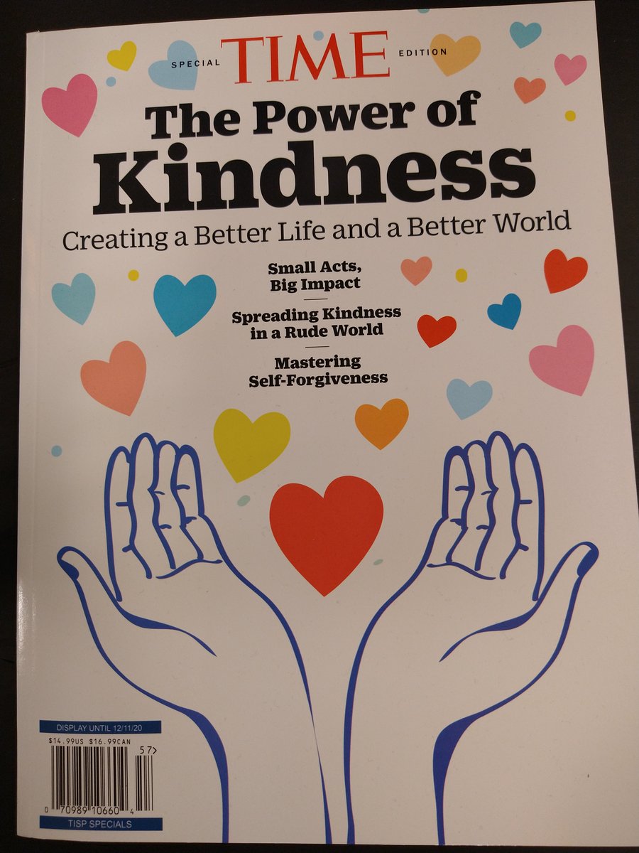 StantonAlana's tweet photo. Thought of you three today when I saw this magazine at the grocery store. Thanks for being lights and shining up the world with it. Kindness made enough of a difference to be the cover of TIME.
@melanie_korach @hayes_melisa @tamaraletter https://t.co/FuZIsWnPQ9