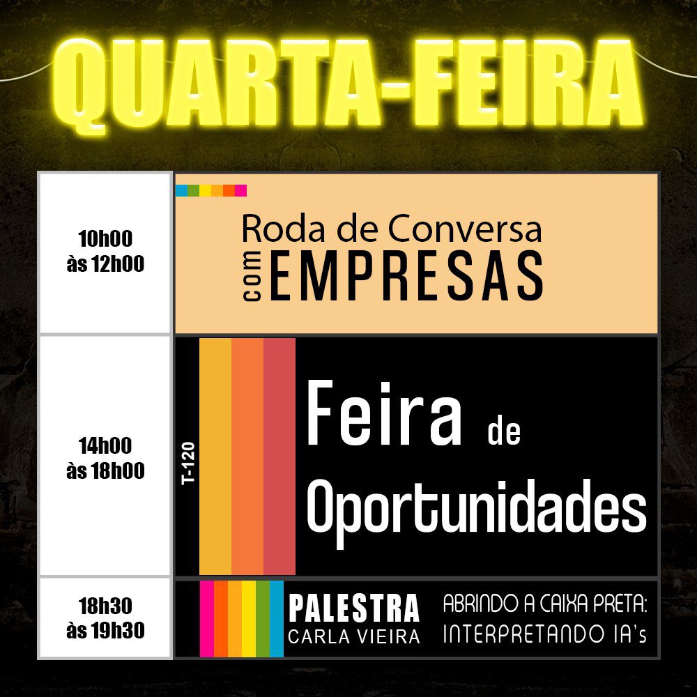 semcomp's tweet photo. Saiu o cronograma da Semcomp 23!

Para se inscrever, basta preencher o formulário em https://t.co/OWx6gjQR4z https://t.co/UWpO42TZgf