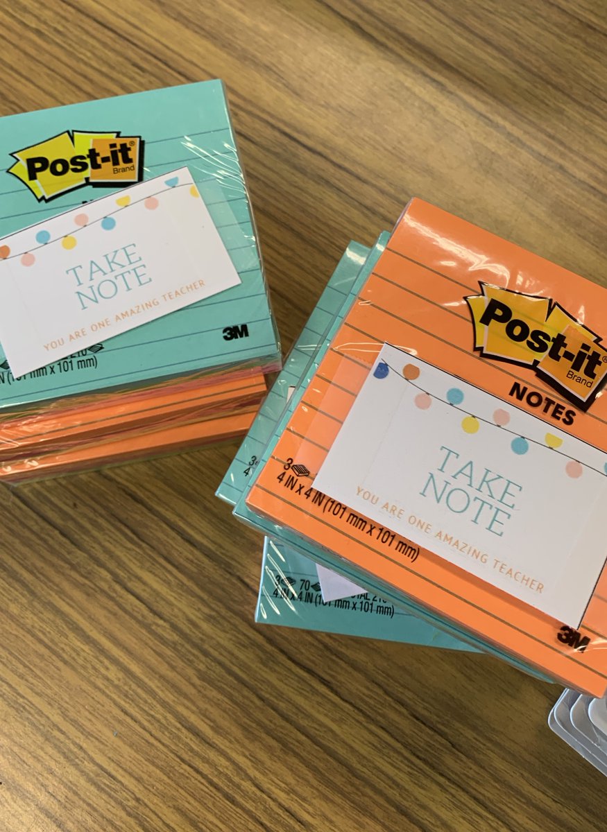 DeannaSada's tweet photo. Our teachers are working harder than ever so the reading team is showing them a little love! #WeRunAsOne, @IrikaStrube1 @LinkedwithLara #OpportunitiesNotObstacles https://t.co/N8OchbtqYn