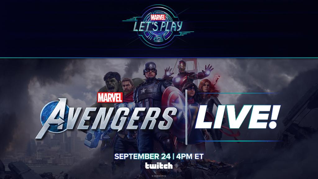 Get ready to #Reassemble! We're playing 'Marvel's Avengers' TOMORROW at 4PM ET on our Twitch channel: Twitch.tv/Marvel @PlayAvengers