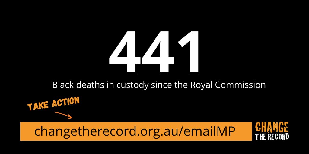 Since June, another five Black deaths in custody have been added to the grim national toll, and the lives of five families, countless friends and communities have been irreversibly changed by tragedy. 

TAKE ACTION: changetherecord.org.au/emailMP #BlackLivesMatter