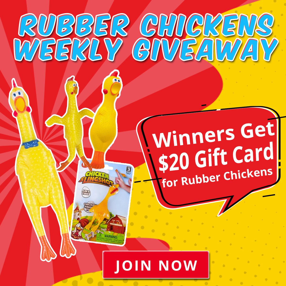 clownAntics's tweet photo. 🐔Did you win Rubber Chickens this week? - https://t.co/IFMXfYKvxr https://t.co/Ya2dCl9ux1