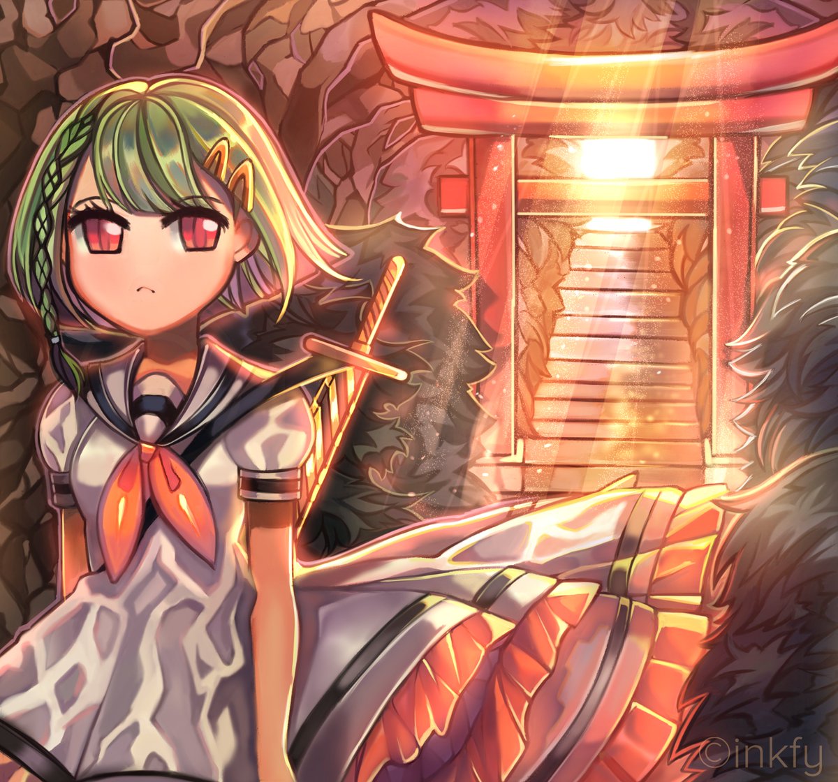 I& #39;ll start! I& #39;m Lex and I& #39;m a freelance illustrator! I draw magical girls, fanart, etc. For my links/store check my carrd! https://inkfycreates.carrd.co/