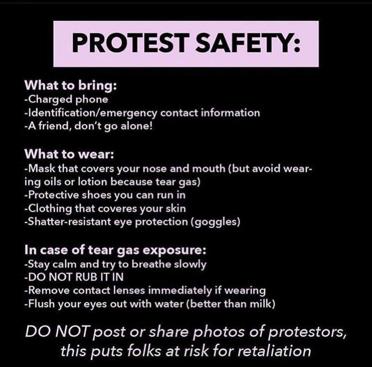 AgentPaloma's tweet image. For anyone going out tonight, in NYC or otherwise⬇️⬇️⬇️

(image credit @justiceforgeorgenyc on insta, i get all my protest updates from them!)