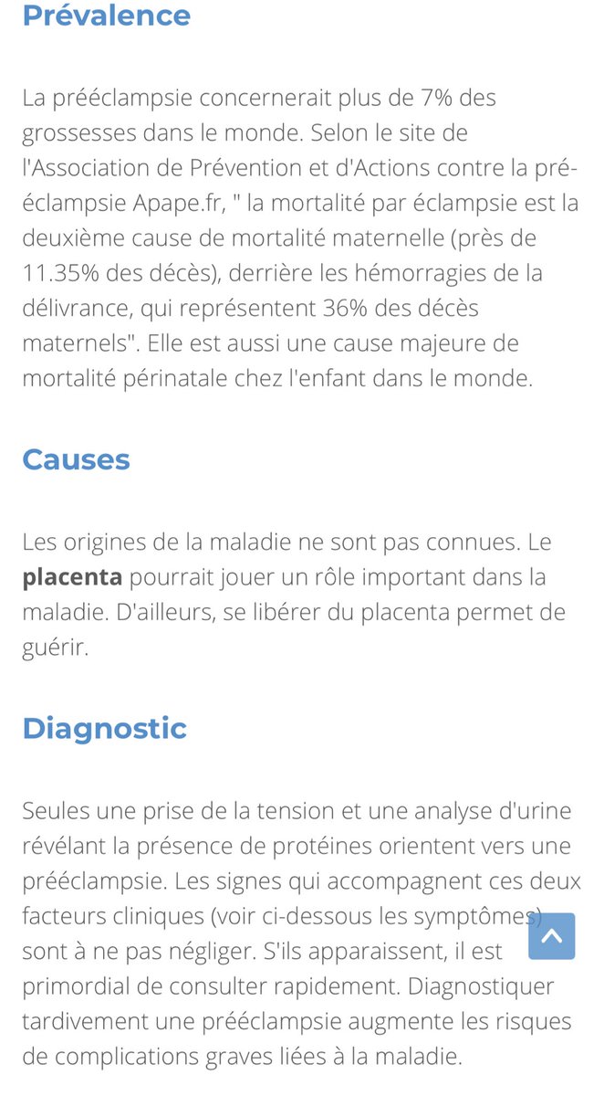 Explication de la pré-éclampsie