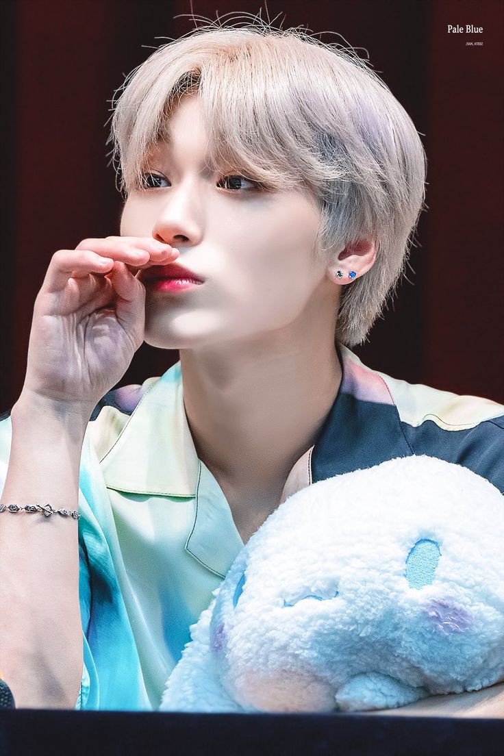 Ateez with sanrio plushies- a thread