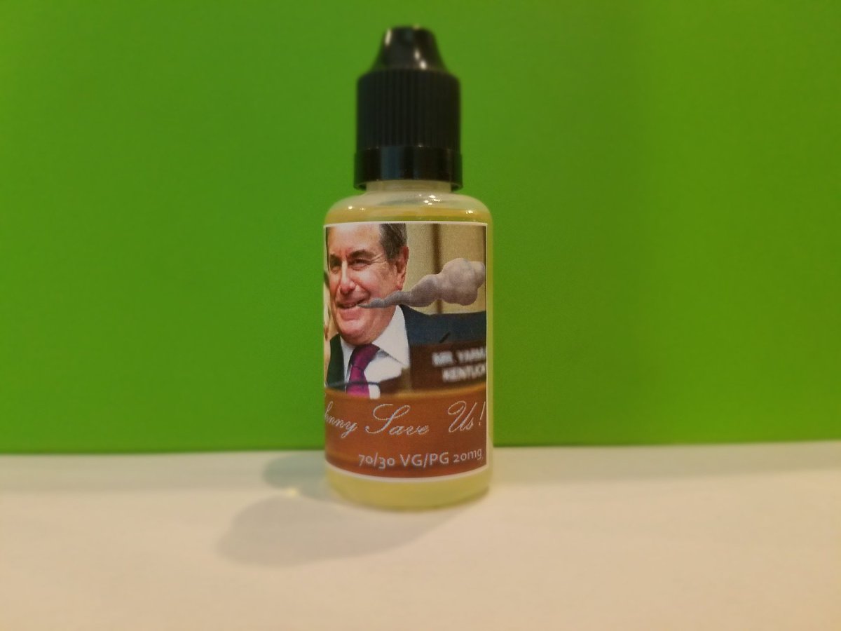 IVapeBTW's tweet photo. How stupid is this @RepJohnYarmuth?

This state is taxing those who want to live healthier lives more? More than cigarettes?

When the state starts forking over money to pay for all the health issues caused by this stupidity, you'll know what went wrong.

It's insane Johnny! https://t.co/9RmeKYQre4