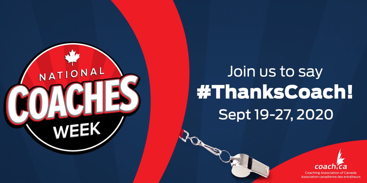 Celebrate your coach during National #CoachesWeek September 19th-27th #ThanksCoach #HighPerformanceCoaching