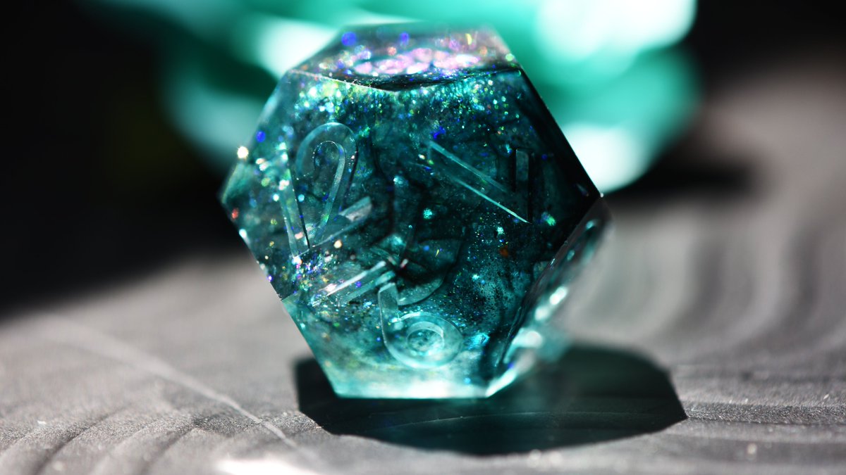 The Blue Vertices. With closed eyes &amp; outstretched hands, an old, enfeebled wizard reaches towards the sky, and transports himself through an ocean of stars. 

Inedible, unpainted, unsanded, experimental. Dispel Dice email updates at dispeldice.com! 🌌☄️✨✨✨✨✨✨