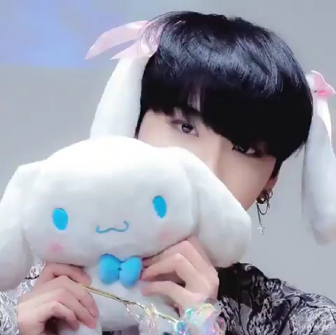 Ateez with sanrio plushies- a thread