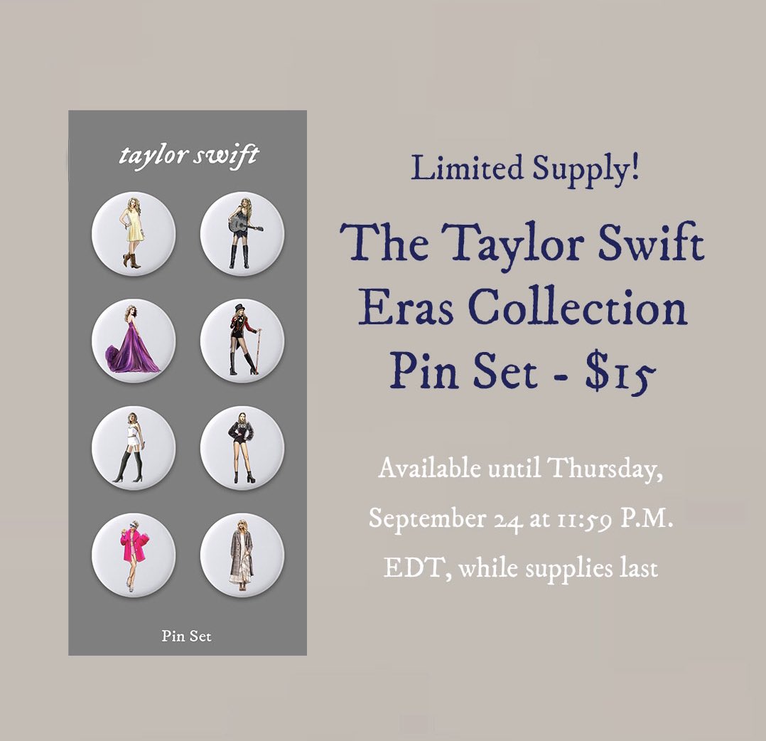 Taylor Swift News 🩵 on X: 🛍  The Taylor Swift eras collection