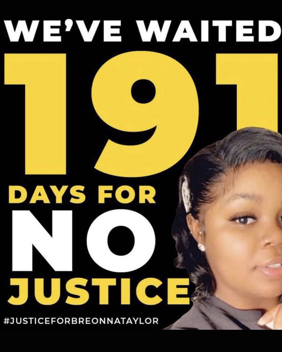 AprilDRyan's tweet photo. 191 days and no justice!

#BreonnaTaylor deserved better! Her family deserved better!

Black people deserved better!

Wake up and VOTE people! That’s how we change this... and they know it &amp; it’s why #VoterSuppression is so intense now!

#JusticeForBreonnaTaylor https://t.co/VO6KzWP98a