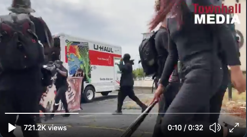 F3SlickWilly's tweet photo. @JoeBudds420 @Timcast oh man.  I come here to post about the peaceful protestor with a baseball bat at 0:10.  The open carry rifle raises the stakes right from the start. https://t.co/8CpB6i0Eyn