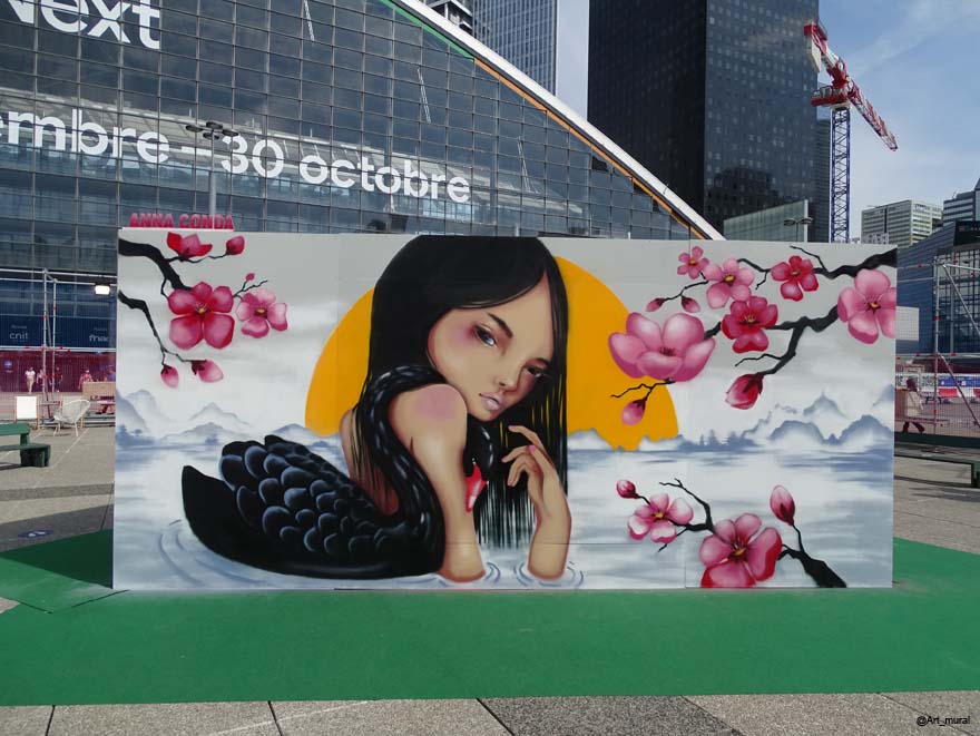 Art_mural's tweet photo. #ParisLadéfense Fresque d'#AnnaConda lors du Festival #Undergroundeffect 
En savoir +en suivant ce lien : https://t.co/MABkHAzE0m https://t.co/AkV6nCKrKb