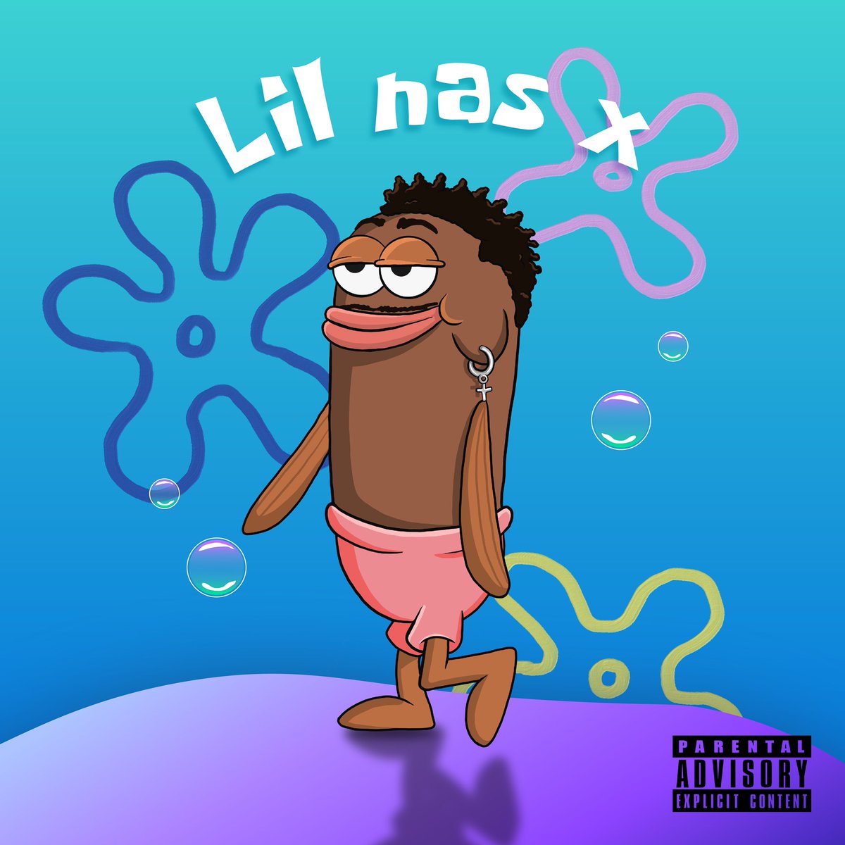 My entry for @LilNasX album art. Just tryna make some dreams come true for a guy who uses spongebob memes as a main source of communication. #LilNasXAdobeContest #adobedraw #adobeillustrator #adobefresco