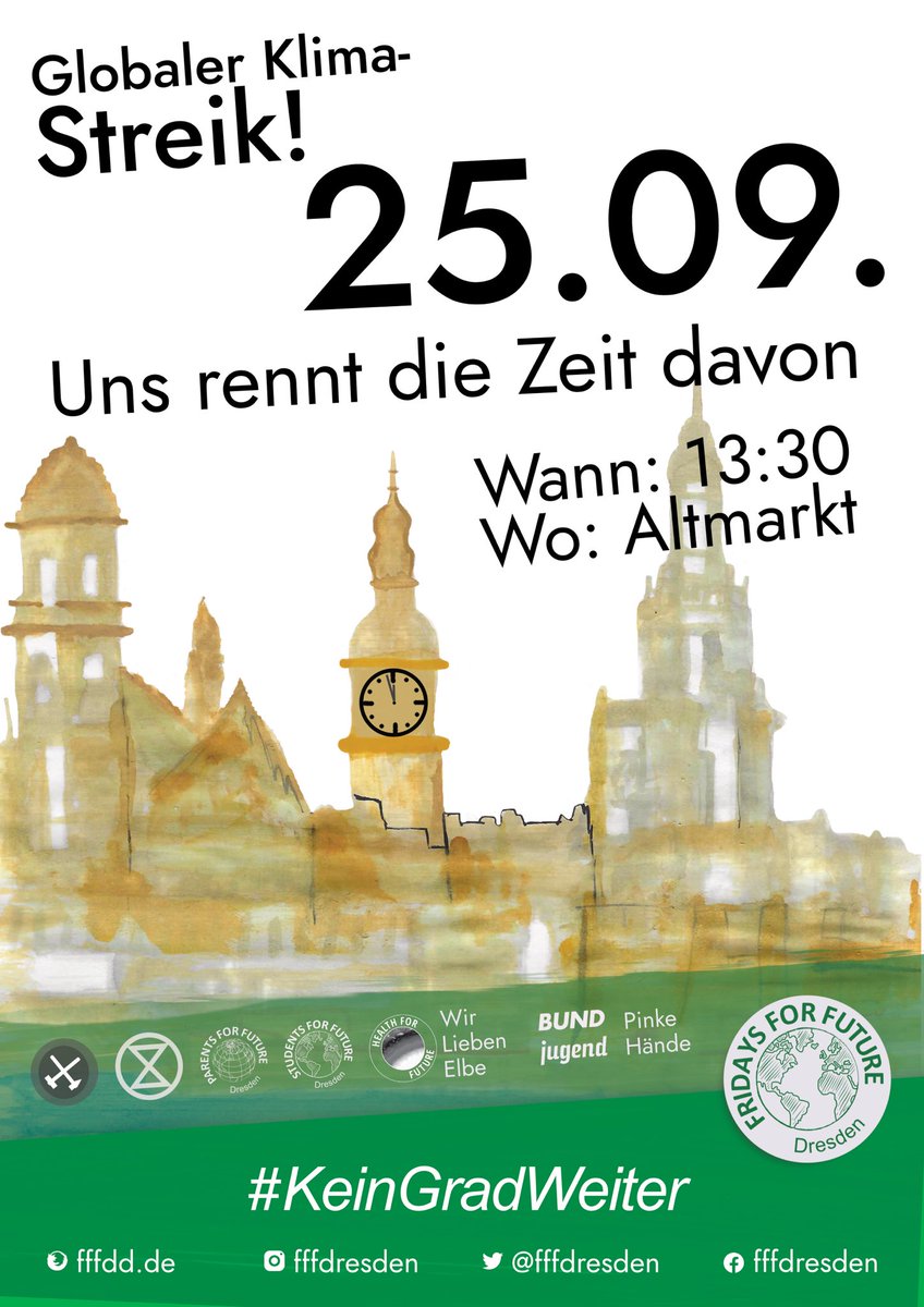 Globaler Klimastreik am 25.09. #KeinGradWeiter #Klimastreik