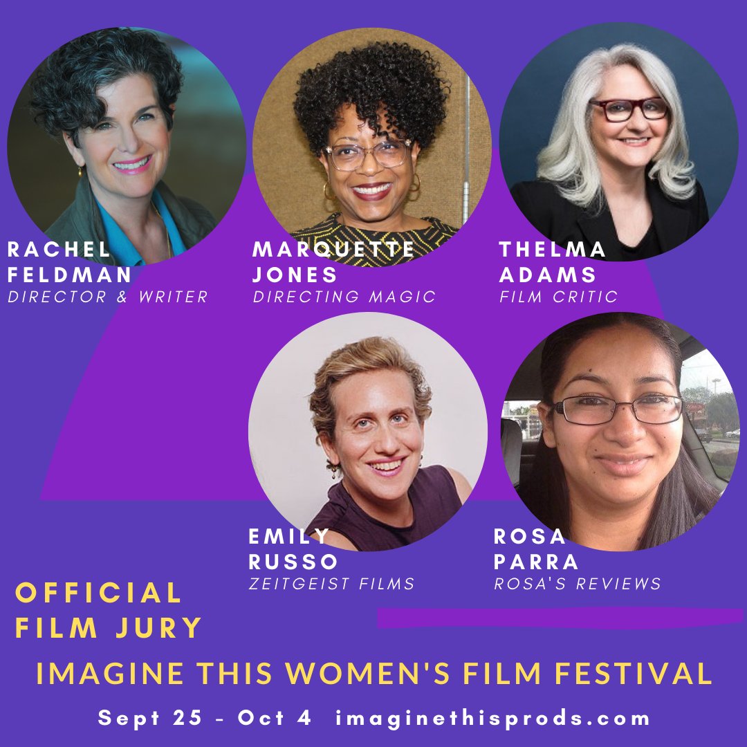 ImagineThisWFF's tweet photo. 📣#ITWIFF OFFICIAL JURY!
#imaginethiswiff #filmfest #WomensFilmFestival #WomenFilmmakers #FilmFestival #femalefilmmakerfriday #supportindiefilm #directedbywomen #filmmaking #director #producer https://t.co/W0SDxsQrx1