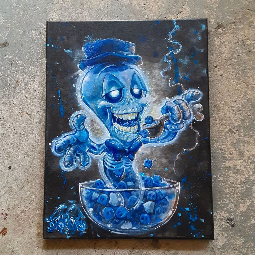 Sensei238's tweet photo. "Bowl 'O' Booberry" by Sensei 23
Acrylic on 12x16" canvas
DM for inquiries
#Sensei23 #Booberry #BooberryCereal #Boo #MonsterCereal #CerealKillers #GeneralMills #Blueberry #Ghost #Paranormal #Manifest #Apparition #Nebulous #PartOfaCompleteBreakfast https://t.co/fGwmFXK9fS