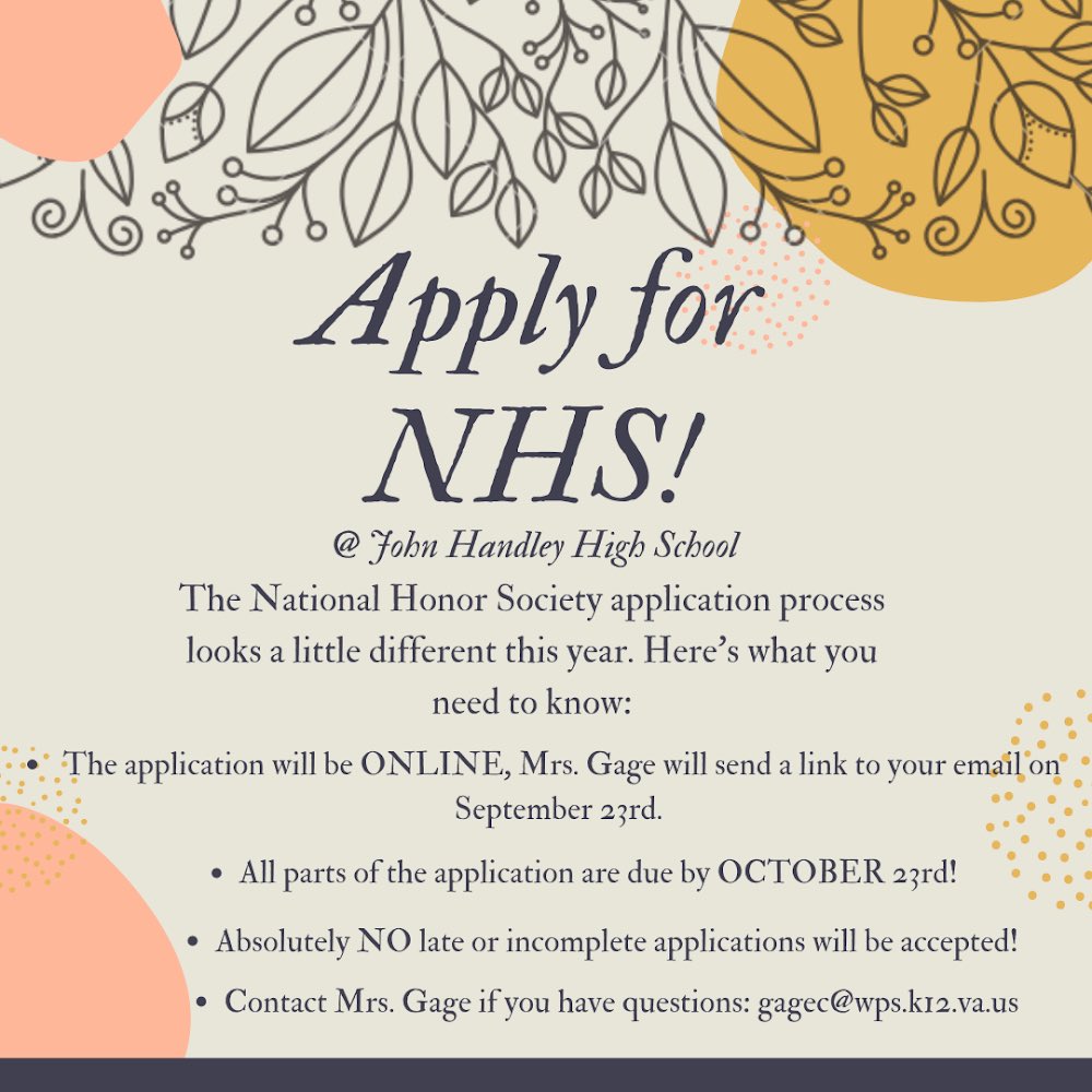 Handley Key Club tweet media