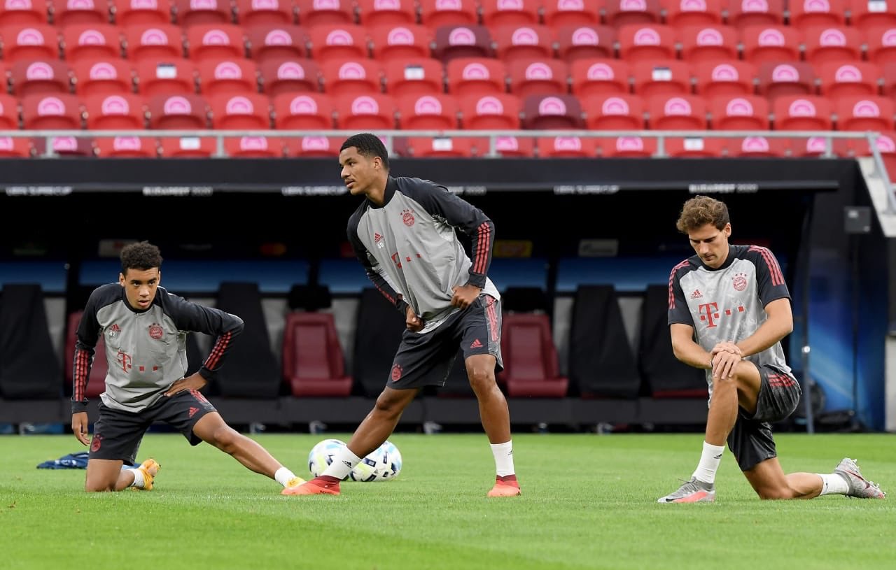 Jamal Musiala training in Bayern