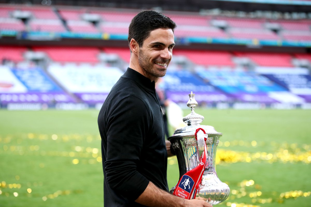 Mikel Arteta has not been knocked out of a domestic cup competition since becoming Arsenal manager. Lincoln or Liverpool await in the next round. ⏳