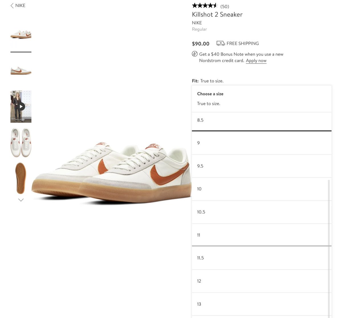 nike killshot 2 nordstrom