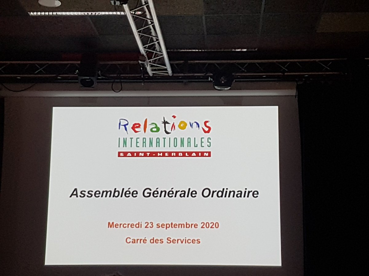 AlexandraJac13's tweet photo. AG très intéressante, les relations internationales et jumelage sont une force pour une ville. Très heureuse de faire partie de cette belle asso ! #OMRIJ #SaintHerblain https://t.co/CfN3tGiyLw
