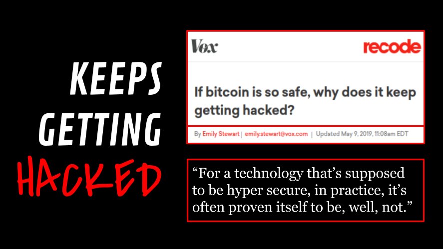 When a bank gets robbed we don’t say the dollar (as a currency) was hacked.When a jeweler is robbed we don't say gold (as an element) was hacked.Bitcoin’s network resilience comes from being economically & logistically infeasible to attack, even at the scale of state actors.