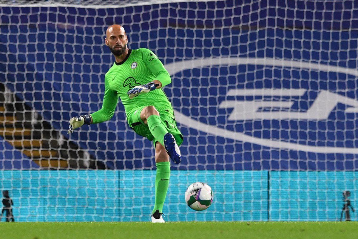 BluesStandGh's tweet photo. Willy Caballero made 9 saves against Barnsley, the most of any Chelsea goalkeeper in a competitive game since 2014-15. Old wine. https://t.co/lTot0DnOAt