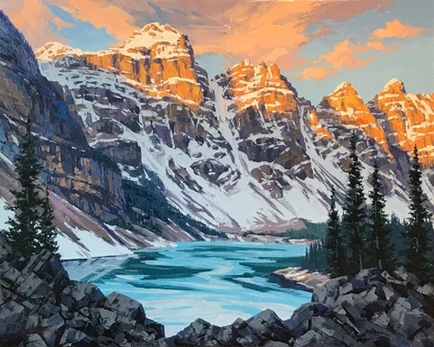 FairmontSprings's tweet photo. Can anyone guess the inspo behind this gorgeous Robert Wood painting?! Our partnership with @MntGalleries brings some of the best artists into residence here at the Castle! Check them out next time you visit!

#BanffSprings #Artistinresidence #mybanff https://t.co/4FA4AY7cqc