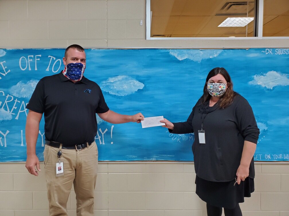 Coca Cola donated $1500 to our school in lieu of supplies this year so we could use it how we see fit! We are so thankful for companies that support our school! #HuskyStrong