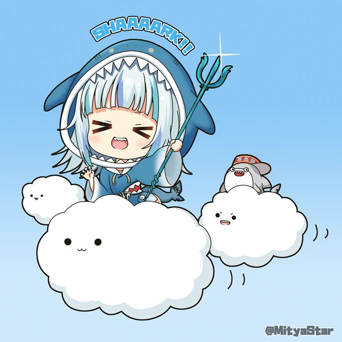 もくもくもくようび～がうるぐら???
#gawrgura #gawrt 
