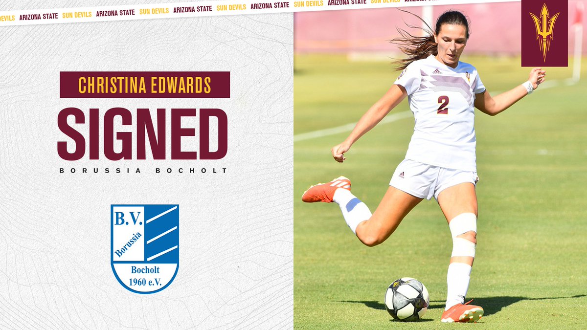 SunDevilSoccer's tweet image. ANOTHA ONE 🤩 Congratulations to Christina Edwards, the newest #ProDevil! 😈