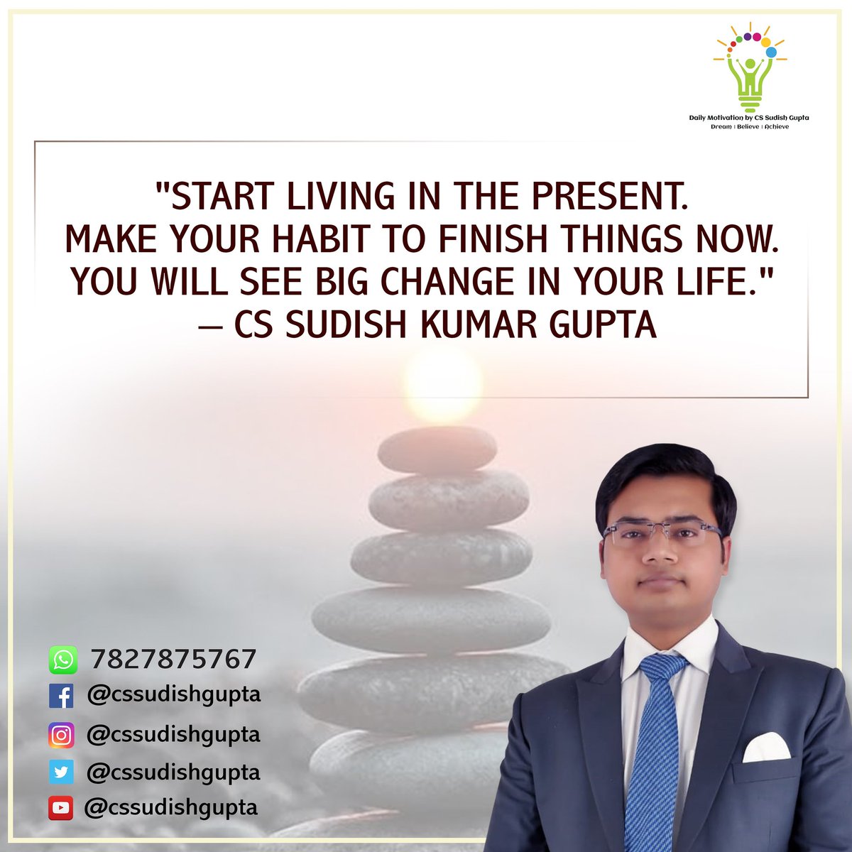 cssudishgupta's tweet photo. #dailymotivation #ThursdayMotivation #Thursday #motivation #ThursdayThoughts #thursdayvibes #inspirationalquote #MotivationalQuotes #LifeChangingTips #success #LifeLessons #quotes #dailyquotes #cssudishgupta ✍️🏆🎯🥇 https://t.co/49CZUcPlnQ