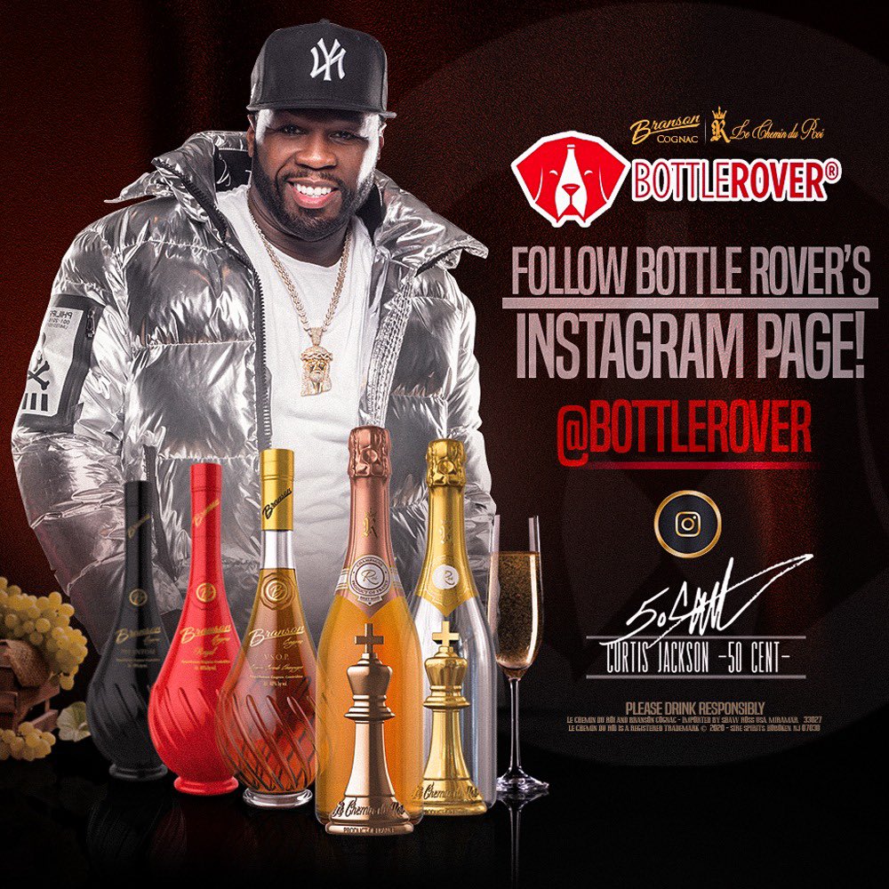 Follow <a href="/BottleRover/">BottleRover</a> on IG &amp; Twitter! #lecheminduroi #bransoncognac
