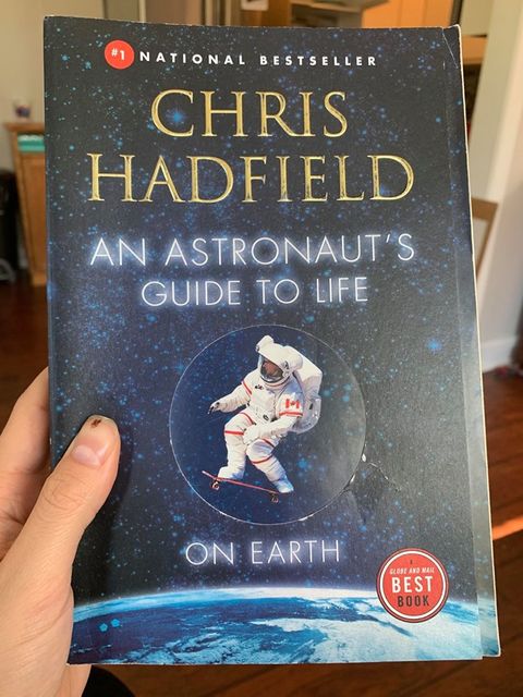 9. "An Astronaut's Guide to Life on Earth" by Chris Hadfield.  #SciLit