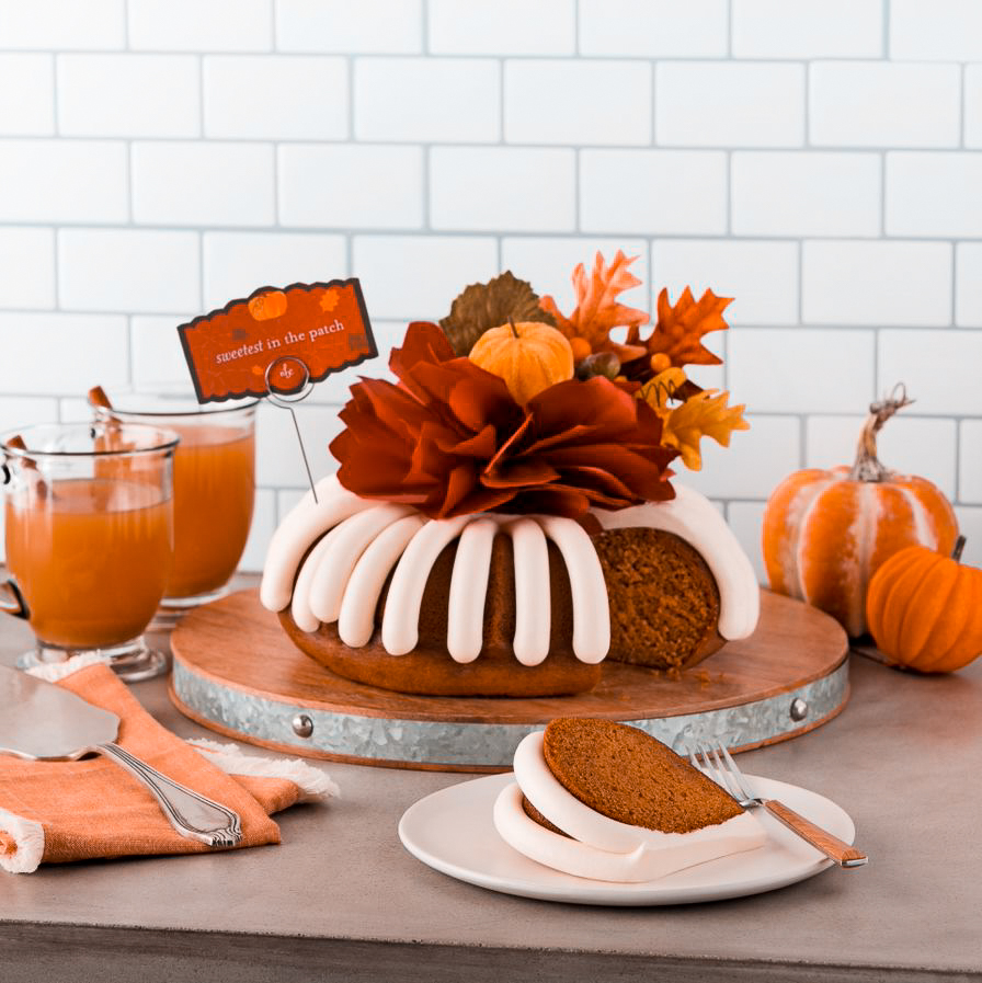 spmcomm's tweet photo. It's the first week of fall, y'all. Any excuse for #SPMClient @NothingBundt Cakes' Pumpkin Spice Cake. https://t.co/noK4d7fkrx