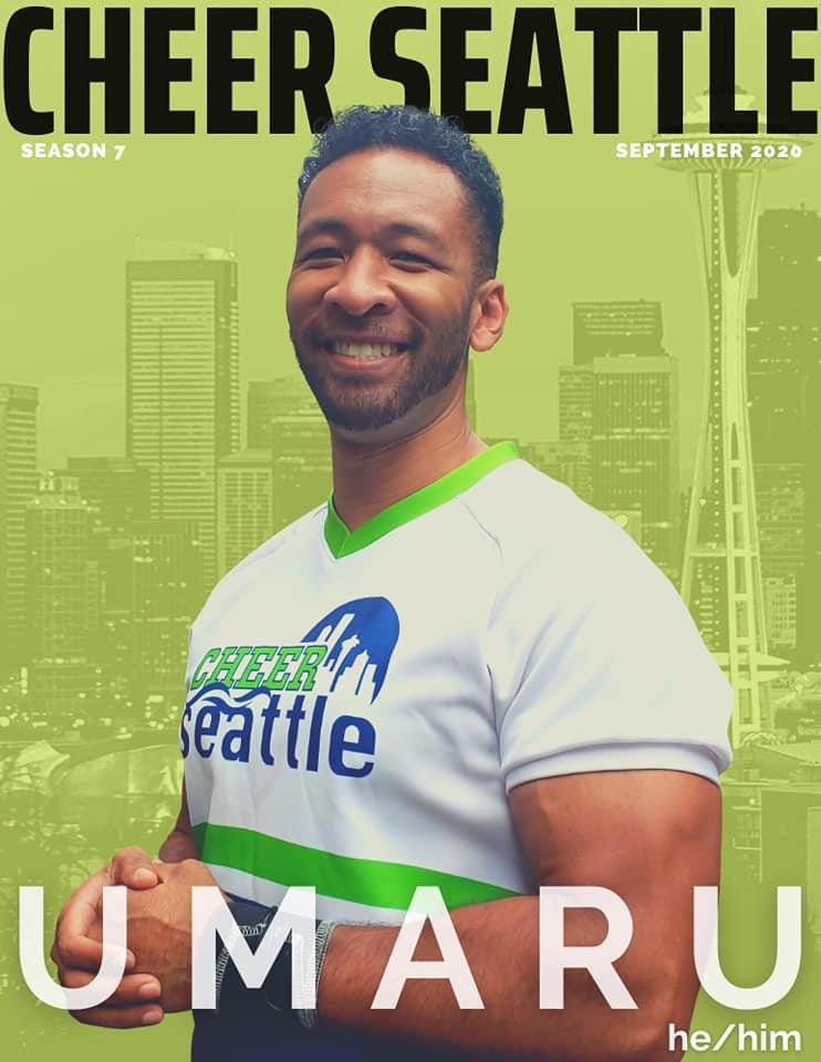 CheerSeattle's tweet photo. Learn about our super team captain, Umaru, in Wednesday's edition of "Unmasked" πͺπΎππΎ
ππ #CheerSeattle #Season7 https://t.co/Xml5AyVmRN