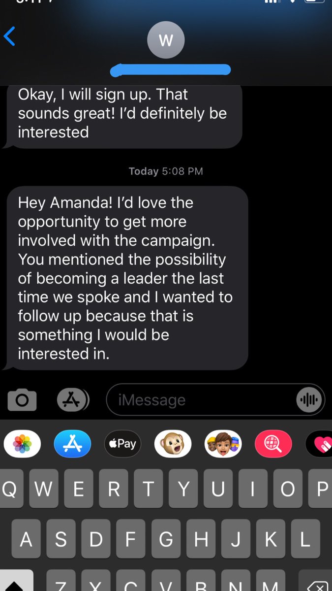 amo_fsho's tweet photo. If I get a text like this every day for the next 41 days I will be the happiest #FieldOrganizer here in FL ๐ #BidenHarris2020 #FlipFloridaBlue love your vols and they will love you back ๐ #teamworkmakesthedreamwork https://t.co/O8iv9FoGVt