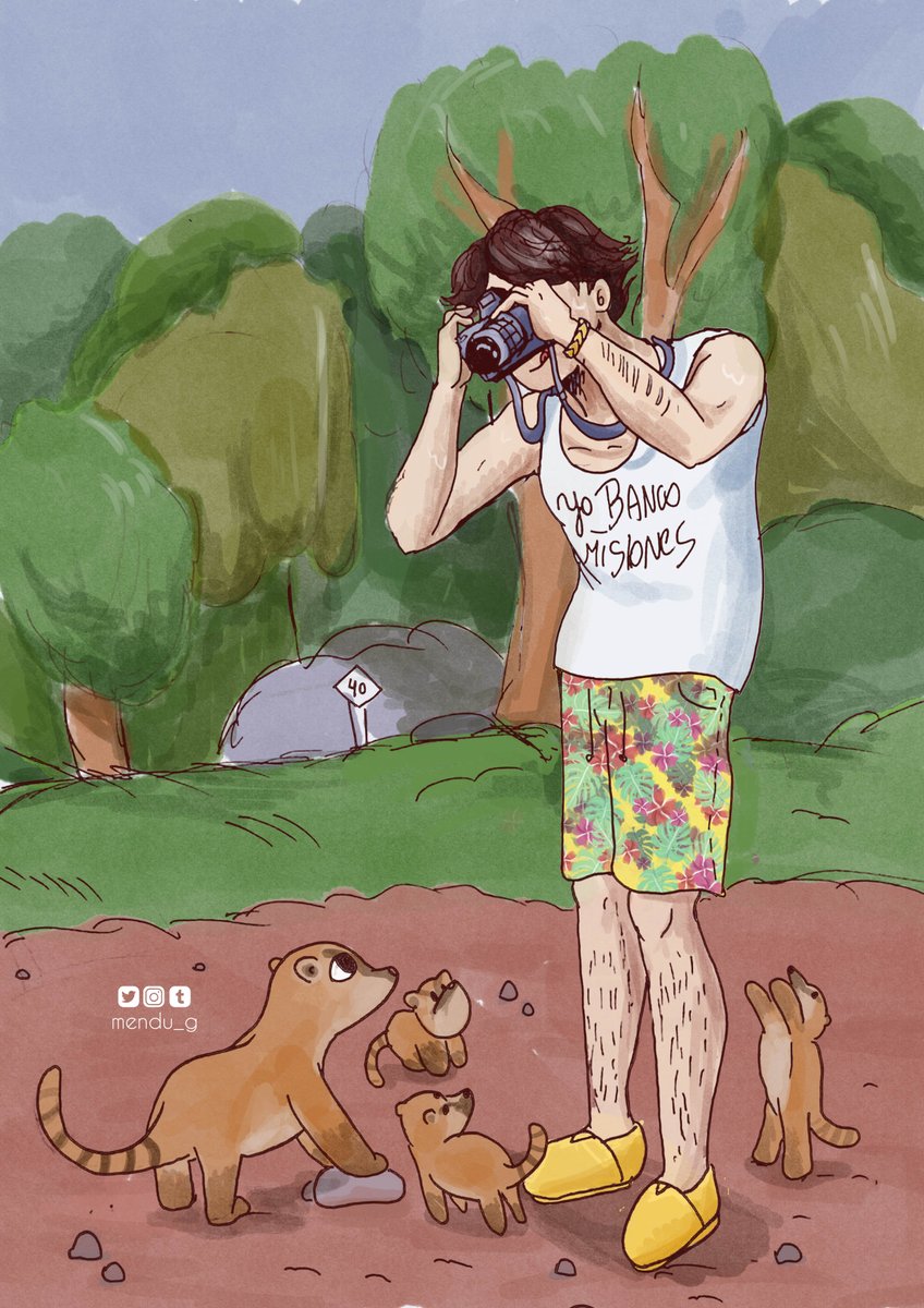 ch4nsmendu's tweet photo. CHEEE hice este arte para el fanzine de @GranReyCondor ♥ Fue en colaboracion con el fanfic de @kuroopeach, donde a Oikawa lo atacan coatíes
Si quieren leer el fanfic vayan al perfil del zine y se lo descargan totalmente gratis!

#argentoto #oikawatooru #oikawa #haikyuu #misiones https://t.co/uyusmGvhs3